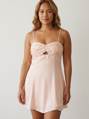 Saints + Secrets Pink Mini Dress – Size Medium Coquette Romance Fairy Ethereal